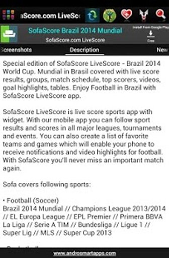 Brazil 2014 apps and news截图10