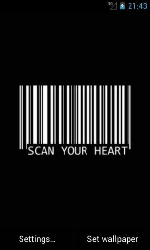 Scan Your Heart Live Wallpaper截图2