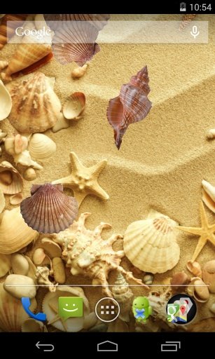 Sea shells Live Wallpaper截图3