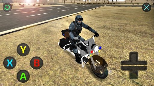 Chopper Motorbike Driving 3D截图2