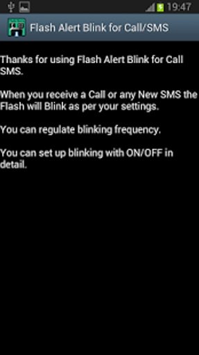 Flash Alert Blink for Call/SMS截图10