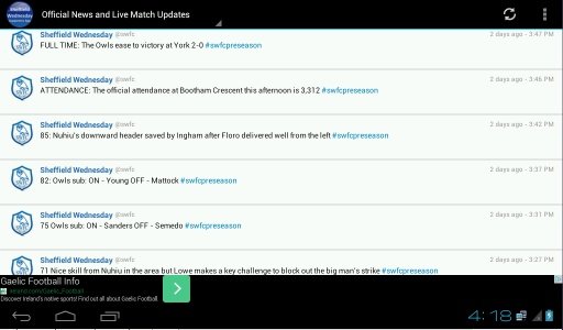 Footy Apps - Sheff Weds截图3