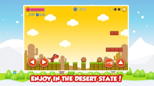 Dinosaur Run - Mario World截图1