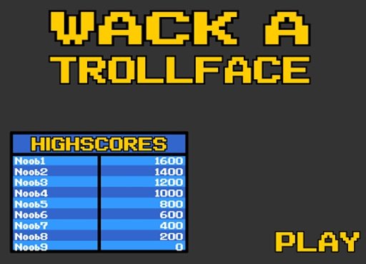 Wack A TrollFace截图2