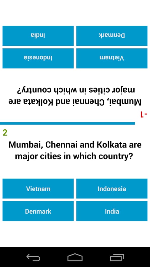 2 Player Quiz: Geography截图1