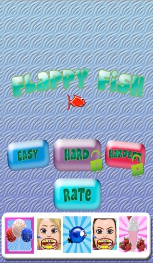 Flappy Tiny Fish Free Tap Game截图1