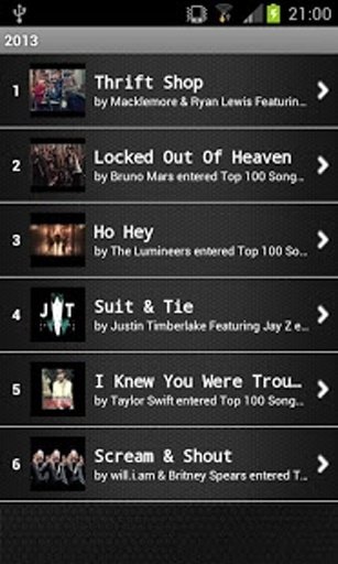 US Top Music Charts截图7