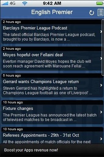 Premier League Fan App截图2