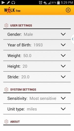 Walk Free Pedometer截图3