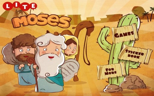 Moses - Sticker Storybook Lite截图2