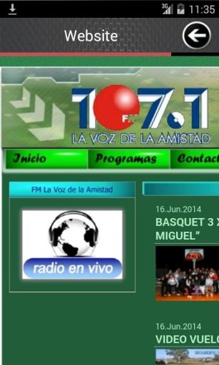 La Voz de la Amistad 107.1截图1