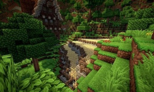 New HD Minecraft Village Wallpapers截图2