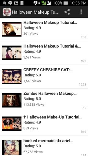 Halloween Makeup Tutorials截图3