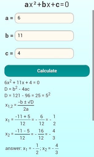 Equation Calculator截图4