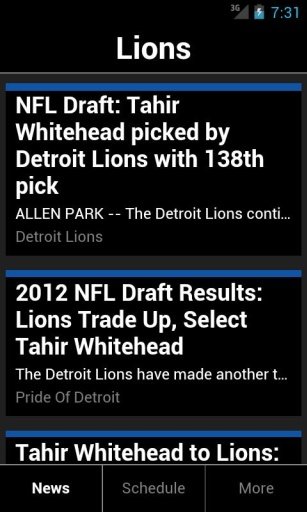 Detroit Lions by 24-7 Sports截图3