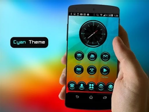 Cyan-HD Next Launcher 3D Theme截图7