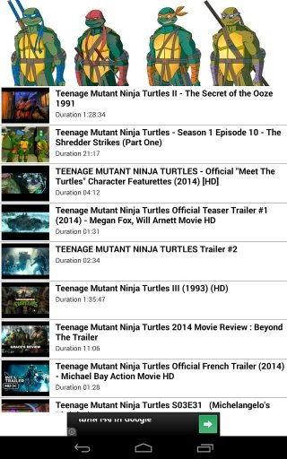 The Ninja Good Turtles Tube截图2