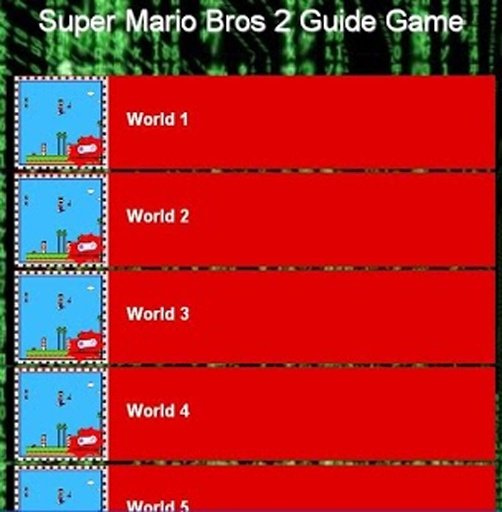 Super Mario Bros 2 Guide Game截图1