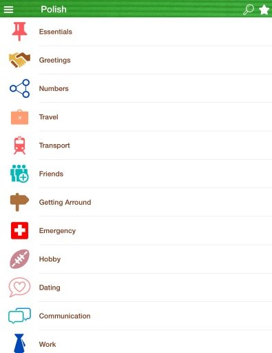 Learn Polish Phrasebook Free截图4