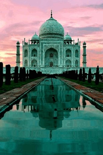 Taj Mahal Water Live Wallpaper截图1