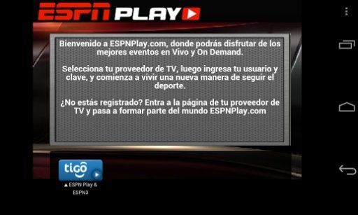 ESPN Play para Tabletas截图4