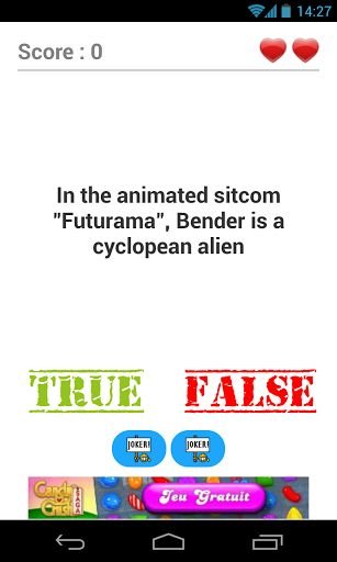 True or False? Trivia Quiz!截图8