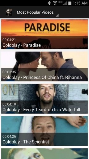 Coldplay Music Videos截图1