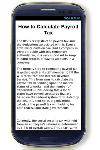 Calculate Payroll Taxes截图3