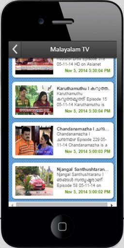 Malayalam TV Programs- Daily截图5
