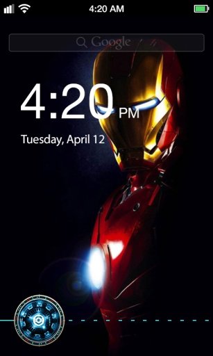 Iron Man Lock Screen截图4