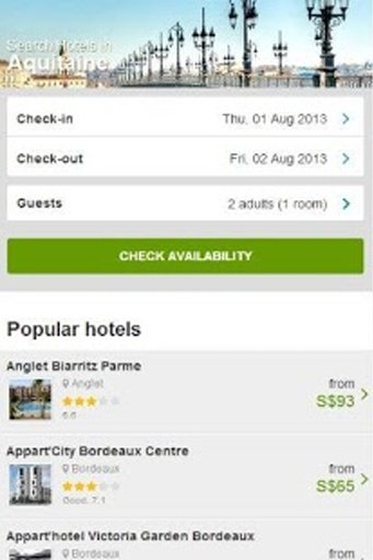 France Hotel Booking 80% Off截图4