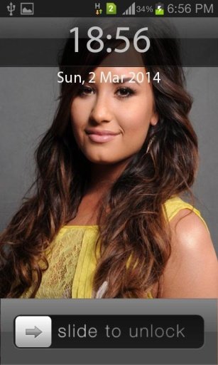 Demi Lovato iOS Lock Screen截图6