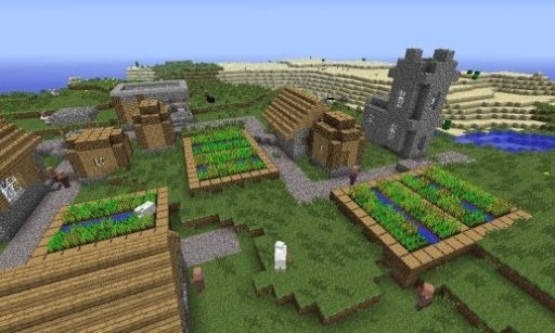 New HD Minecraft Village Wallpapers截图9