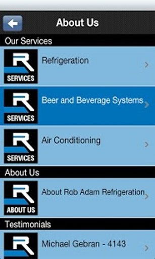 Rob Adam Refrigeration截图7