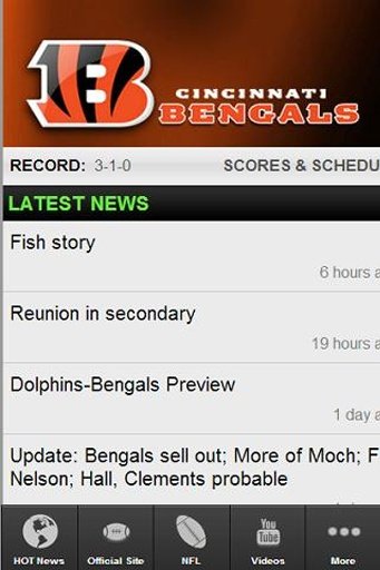 Cincinnati Bengals News Pro截图1
