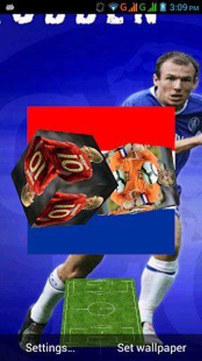 Arjen Robben 3D Live Wallpaper截图3