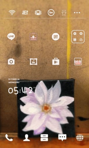 Painting Flower dodol Theme截图3