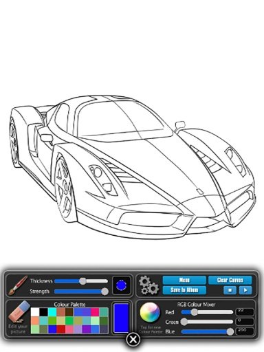 Car Coloring Pages.截图8