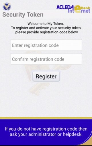ACLEDA Bank Security Token截图1