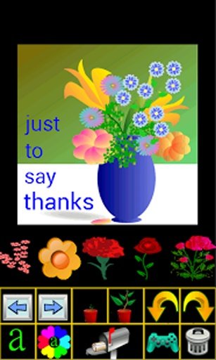 E Card Designer - Flowers截图2