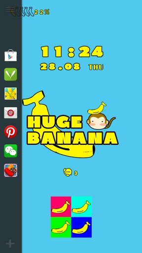Monkey&amp;Banana Live LockerTheme截图4
