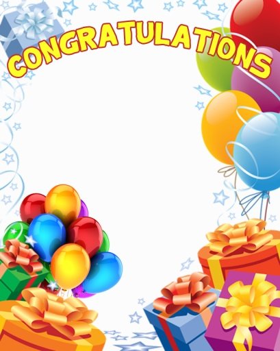 Congratulations Photo Frame截图2