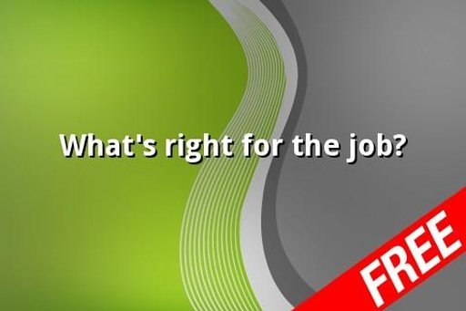 What's Right For The Job?截图2