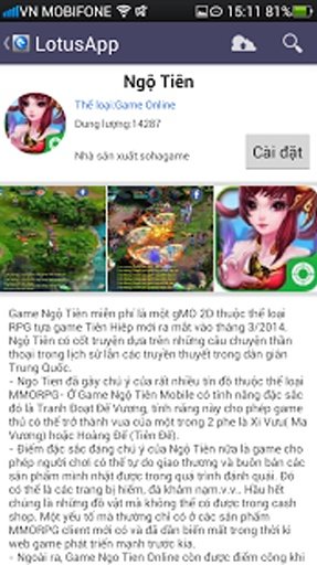 LotusApp | Kho Game Miễn Ph&iacute;截图5