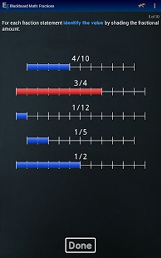 Blackboard Math: Fraction Demo截图8