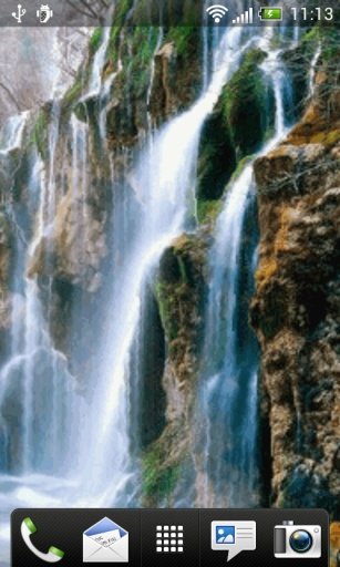 Mountain Waterfall Live Wall.截图2