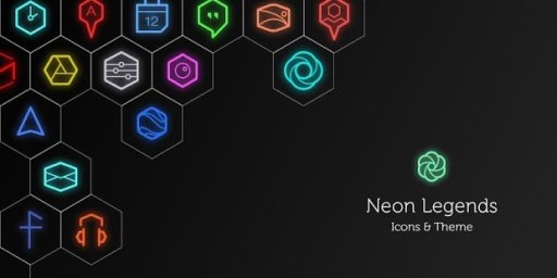 Neon Legends Icons &amp; Theme截图3