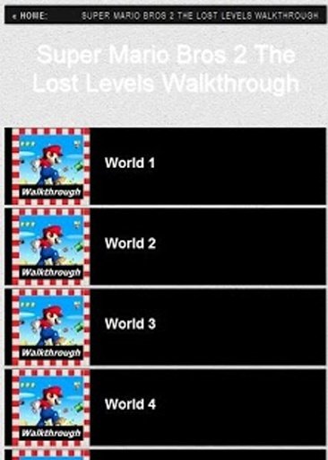 Super Mario Bros Walkthrough截图4