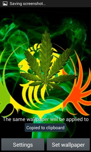 Marihuana 3D Live Wallpaper截图5