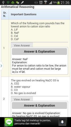 AIEEE JEE Chemistry Mock Test截图3